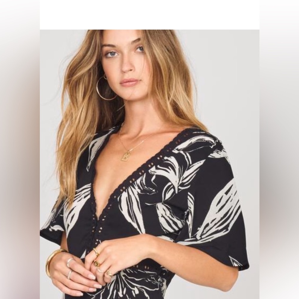 Amuse Society Seaside Dress XS Black Maxi Revolve